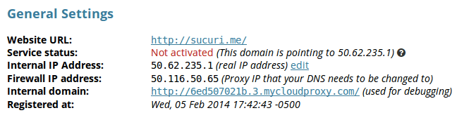 cloudproxy maxcdn general settings