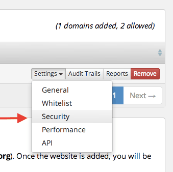 Enabling Protected Page