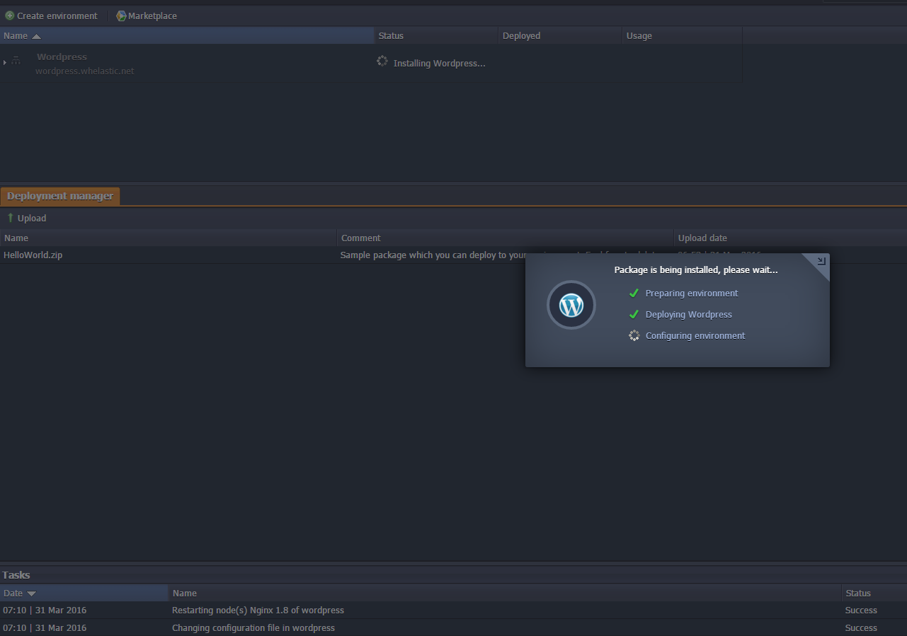 jelastic-package-installation