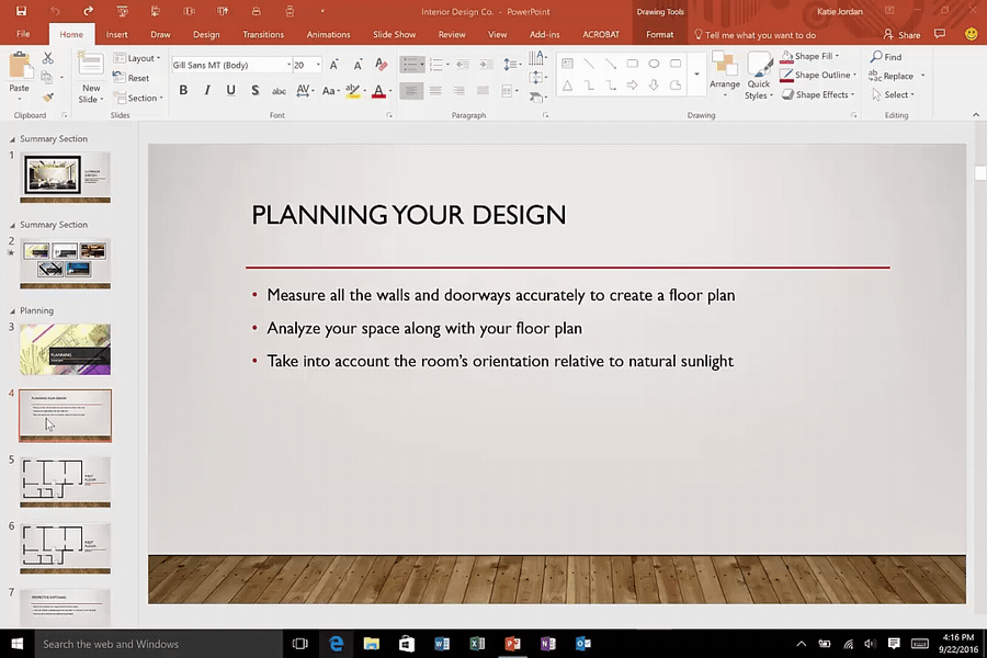 Designer in PowerPoint